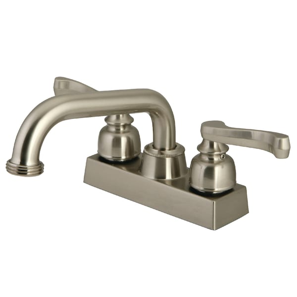 4 in Centerset2-HandleLaundry Faucet, Brushed Nickel